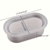 Silicone Moulds : Mini Oval Silicone Mould (MniO)