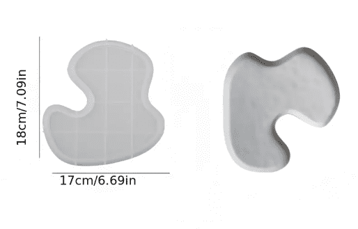 Silicone Moulds : Silicone Resin L-Shaped Wave Mould