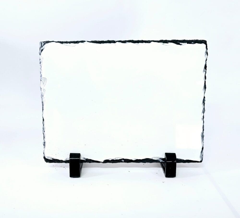 Sublimation Blanks : Glossy Slate stone, Rectangle (14 by 19 cm) for Sublimation (TTX)