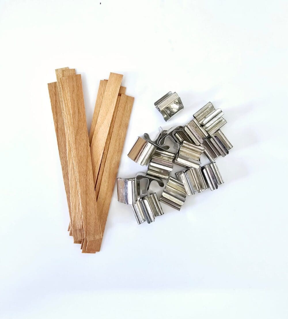 Wax Supplies & Consumables : Wooden Candle Wick (Pack of 15)