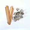 Wax Supplies & Consumables : Wooden Candle Wick (Pack of 15)