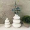 Silicone Mould : 2 Piece Ripple Bloom Vase Set Silicone Mould (RipBl2)