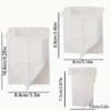 Silicone Mould : 3 Piece Silicone 3D House Mould (3Dx21)