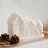 Silicone Mould : 3 Piece Silicone 3D House Mould (3Dx21)
