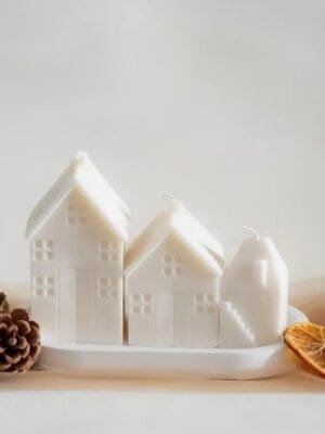 3 Piece Silicone 3D House.3 Silicone Mould : 3 Piece Silicone 3D House Mould (3Dx21)