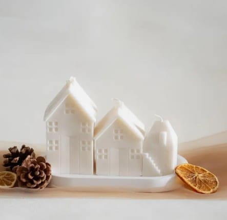 3 Piece Silicone 3D House.3 Silicone Mould : 3 Piece Silicone 3D House Mould (3Dx21)