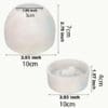Silicone Moulds : Apple Bowl Shaped Silicone Mould (ABSSM)