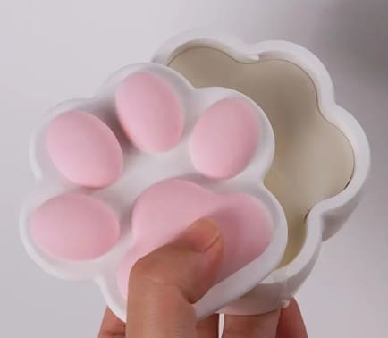 Silicone Moulds : Paw Shaped Storage Box Silicone Mould (PAQ)