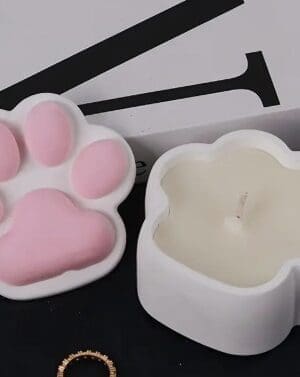Silicone Moulds : Paw Shaped Storage Box Silicone Mould (PAQ)