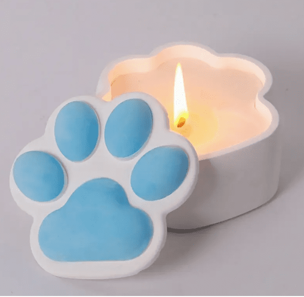 Silicone Moulds : Paw Shaped Storage Box Silicone Mould (PAQ)