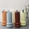 Silicone Moulds : Ribbed Silicone Candle Mould (RCSCM)