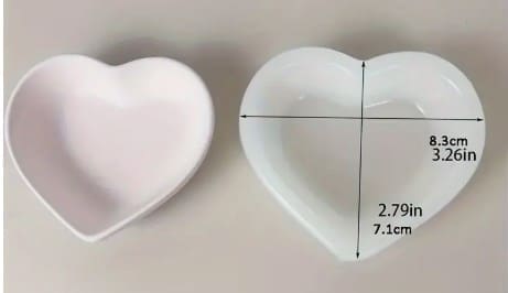 Silicone Moulds : Heart Shaped Bowl Silicone Mould (HSB10)