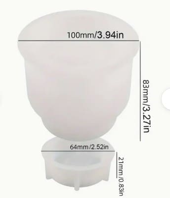 Silicone Moulds : Small & Large Round Striped Silicone mould