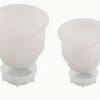 Silicone Moulds : Small & Large Round Striped Silicone mould