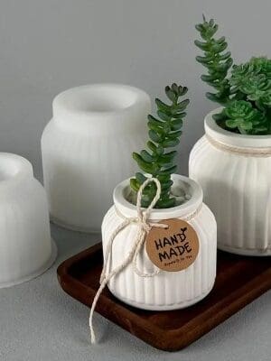 Large and Small Round Striped Silicone Mould 2 Silicone Moulds : Small & Large Round Striped Silicone mould