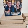 MDF Box UV Print2 3D UV DTF PRINTS : Direct to 3mm Square MDF Wooden Boxes (5 Sizes)