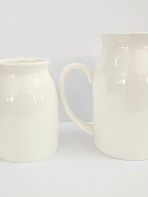 Sublimation Blanks : White Ceramic Milk Jug (TTX)