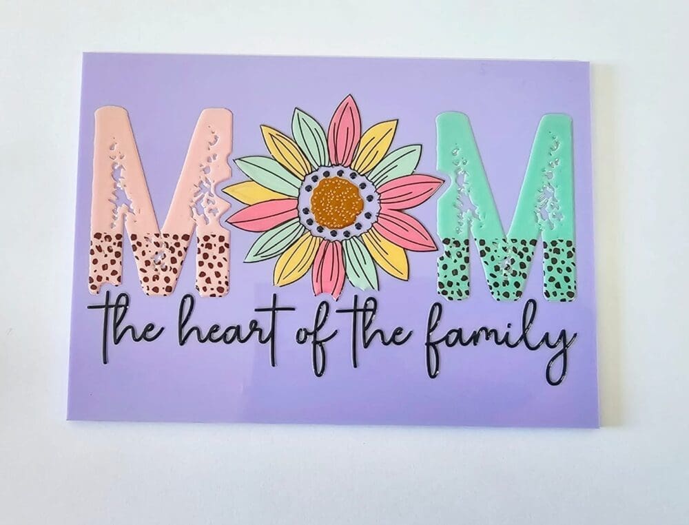 3D UV Prints : Direct to 3mm Acrylic Pastel Boards A6, A5, A4, A3