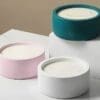 RoundCandleHolder2 Silicone Moulds : Round Silicone Container Mould (CODE TUM_AP)