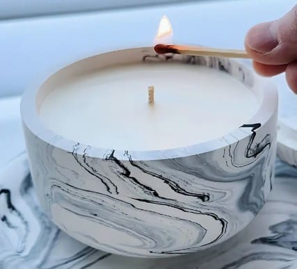 RoundCandleHolder3 Silicone Moulds : Round Silicone Container Mould (CODE TUM_AP)