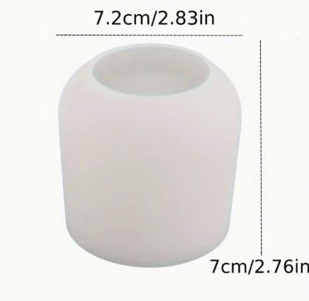 Silicone Moulds : Round Mesh Candle Holder Silicone Mould (Mesh123)