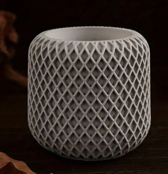 Silicone Moulds : Round Mesh Candle Holder Silicone Mould (Mesh123)