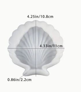 Silicone Moulds : Silicone Ocean Shell Tray Mould (OTM)