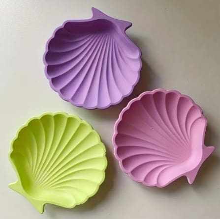 Silicone Moulds : Silicone Ocean Shell Tray Mould (OTM)