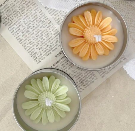 Silicone Mould : Silicone Daisy Flower Mould (With Hole & Without) (SDFM)
