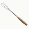 Arts & Crafts : 1 Piece Whisk with Solid Wood Handle