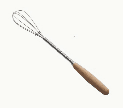Arts & Crafts : 1 Piece Whisk with Solid Wood Handle