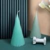 Plastic Mould:  Striped Coned Pillar Candle Plastic Mould (SCP)
