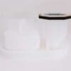 Resin & Epoxy : 4 Piece Oval Tray + Square Storage Container & Polygon Vase (TU184_AH) + Casting Support Jig for the Vase mould