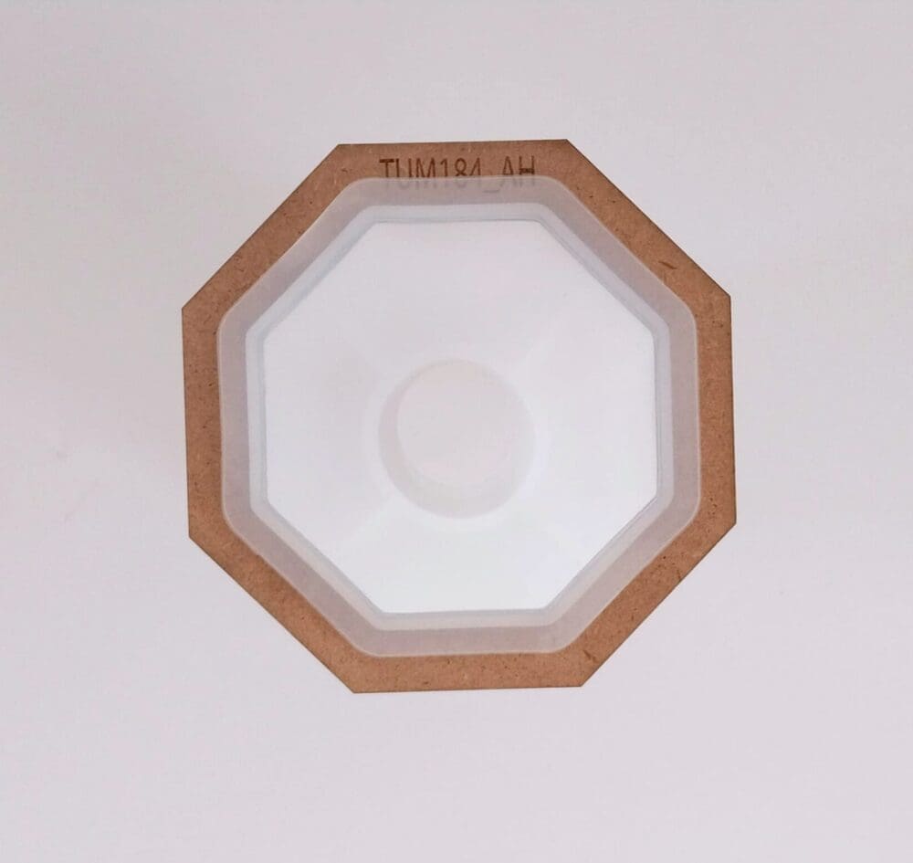Resin & Epoxy : 4 Piece Oval Tray + Square Storage Container & Polygon Vase (TU184_AH) + Casting Support Jig for the Vase mould