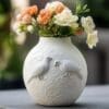 Silicone Moulds : Dove Embossed Vase (PPDZ37)