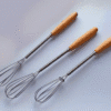 Arts & Crafts : 1 Piece Whisk with Solid Wood Handle