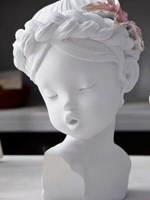 girlpoutingmouldforcandle.3 Silicone Mould : Pouting Girl Silicone Mould (Code TUM_AH)