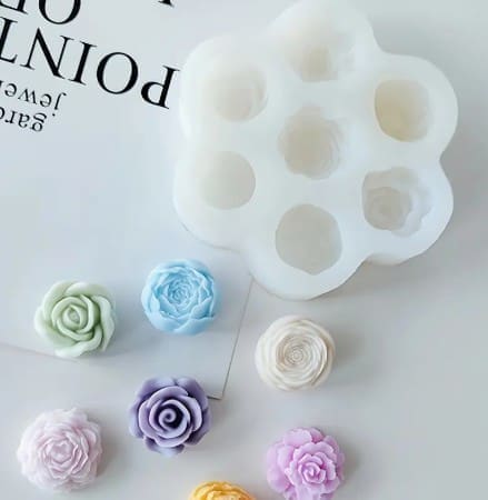 Silicone Mould : 1 Pc Roses Silicone Mould (1PC-RSM)
