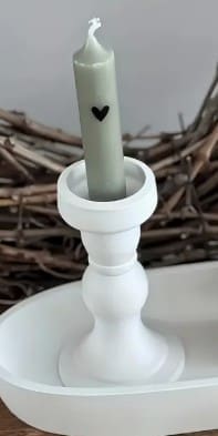 Silicone Mould : 2 Piece Retro Roman Column Candle Holder Silicone Mould (RRCH)