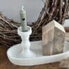 Silicone Mould : 2 Piece Retro Roman Column Candle Holder Silicone Mould (RRCH)