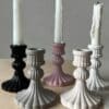 Silicone Mould : 2 Piece Retro Roman Column Candle Holder Silicone Mould (RRCH)