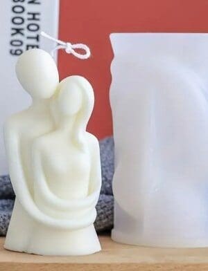 Silicone Mould: 3-D Romantic Couple Silicone Mould (3DRCSM)