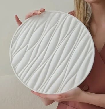 Silicone Mould : 30cm Waves Of Serenity Tray Silicone Mould (30CM-WOSTSM)