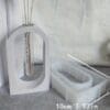 Silicone Moulds : 3 Styles Hydroponic Hollow Flower Vase Silicone Moulds (AHSM) [Arched, Circular, Rectangle)