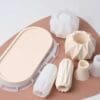 Silicone Mould : 4 Piece Geometric Vase Candle Silicone Mould Set (Code TUM_AH)