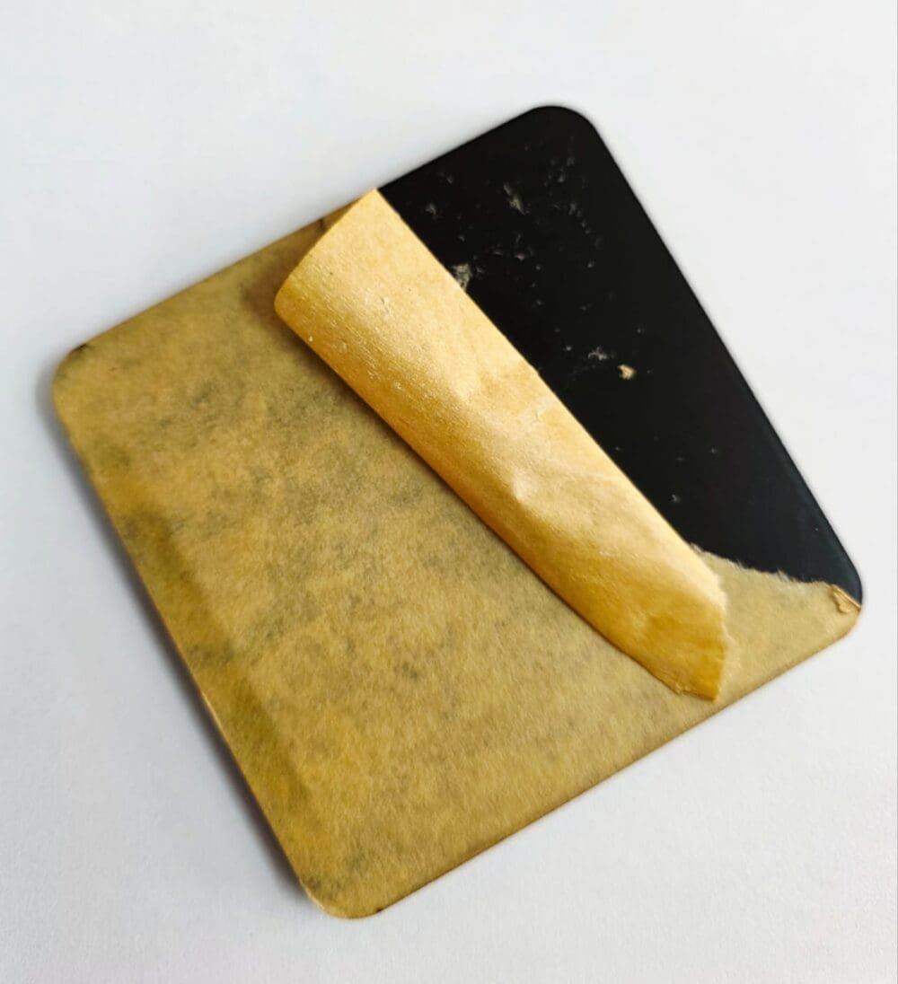 Laser Sublimation Blanks : Sublimation Super Glossy 5mm Single Sided COASTER with Black Melamine backing MDF (House, Apple, Circle, Square Sharp, Square Rounded, Heart)