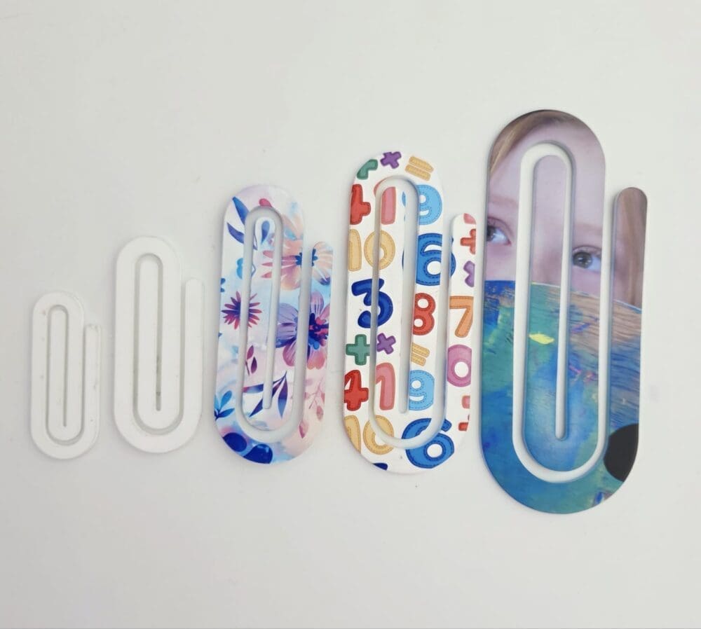 Laser Sublimation Blanks : Sublimation Subli-Lux Paper Clip Bookmark (5 sizes)