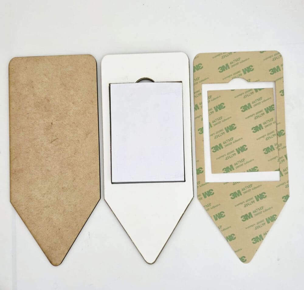 Laser Sublimation Blanks : DIY Sublimation MDF Teacher Pencil Note Pad (10cm Wide by 24cm Long)