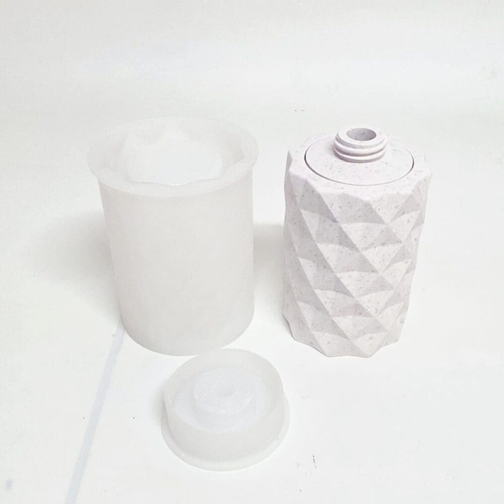 Silicone Mould : Diamond Soap & Lotion Dispenser or Diffusor Silicone Mould (SLD_05)