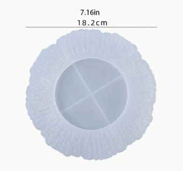 Silicone Moulds : Irregular Round Tray Silicone Mould (IRTM)